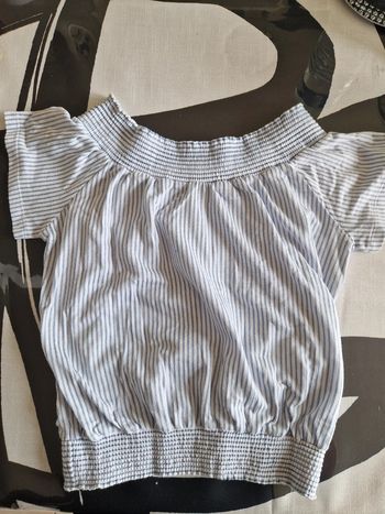 Tee shirt top kiabi bleu xs