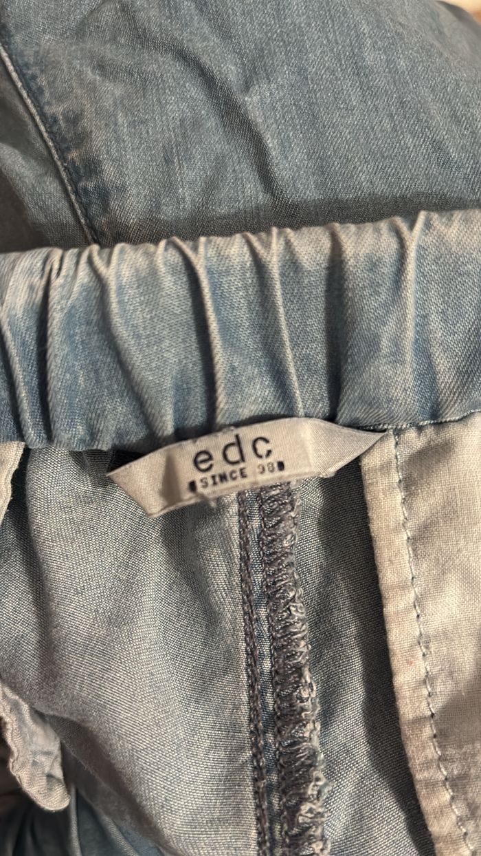 Pantalon jogging bleu EDC By Esprit T40 - photo numéro 4