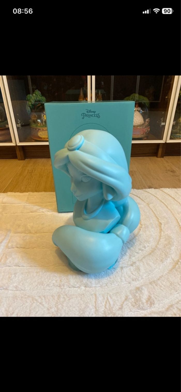 Figurine disney showcase enesco grand jester buste jasmine aladdin