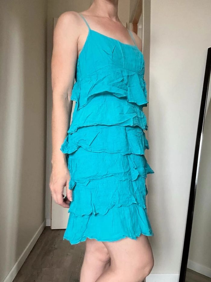 Promod Robe d’été bleue – Taille 38 – Très bon état - photo numéro 10