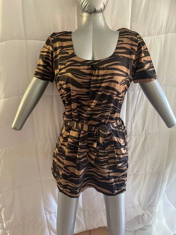 robe midi sans marque marron taille 42