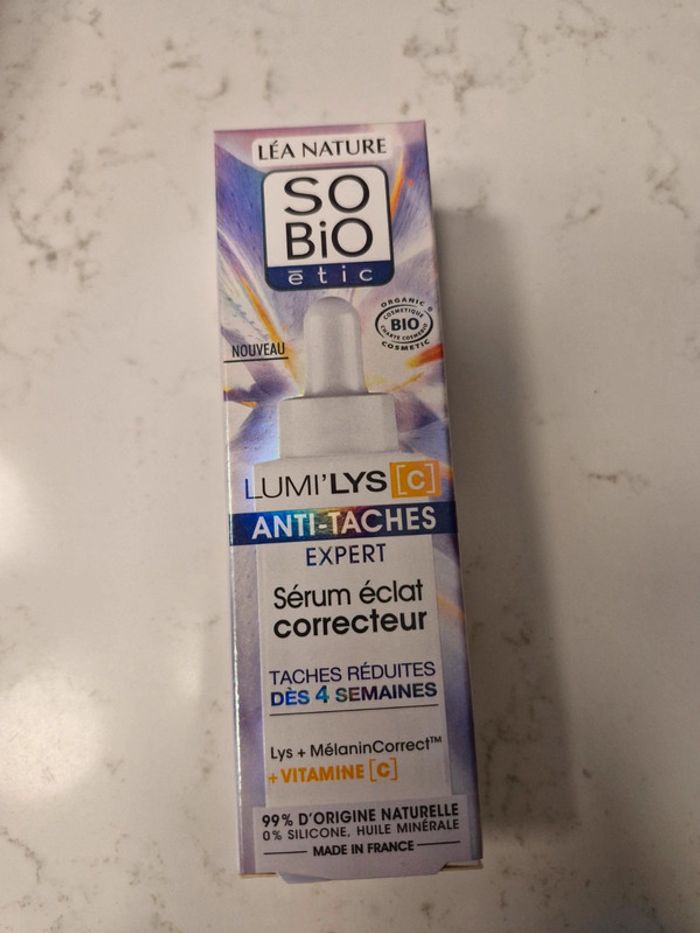So'bio étic sérum éclat correcteur anti tâches