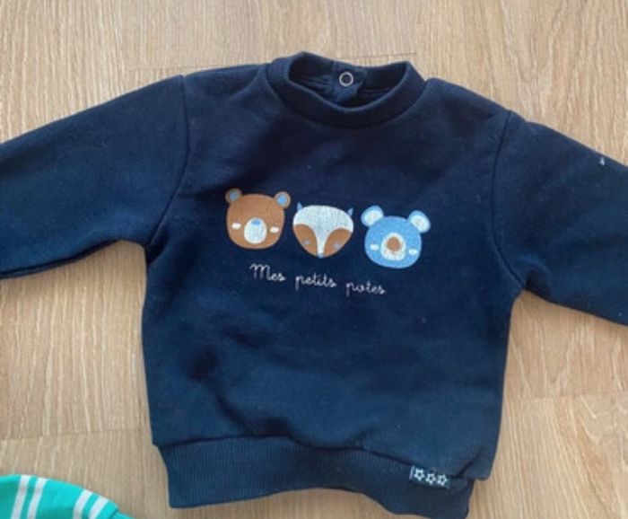 Lot de 3 Sweat bébé garçon 3 mois - photo numéro 4