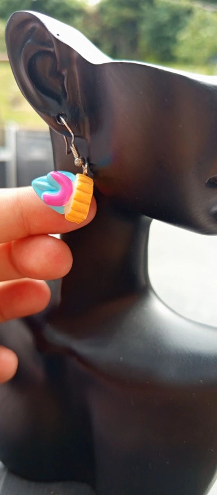 Boucles d'oreilles gâteaux femme - photo numéro 2