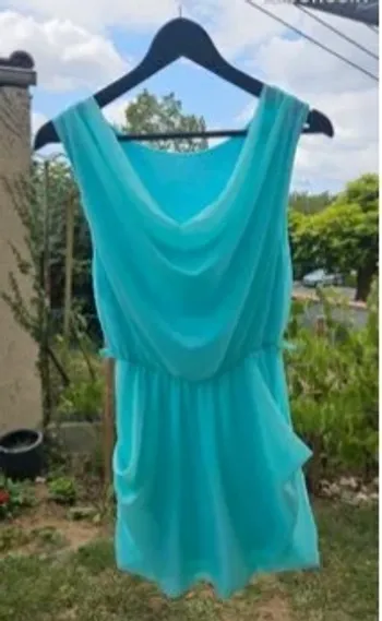 Robe turquoise