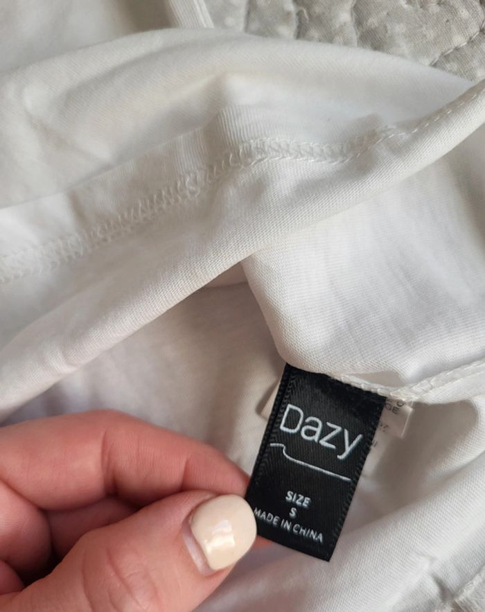 Tee shirt oversize blanc taille S - photo numéro 5