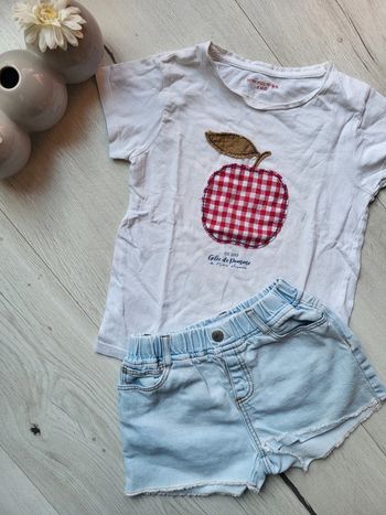 Ensemble 2 pièces été fille 5ans zara monoprix