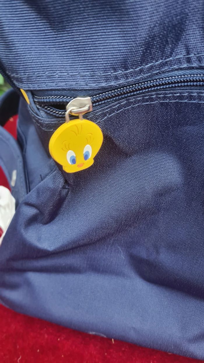 Sac de voyage valise Titi Tweety Neuve Bleu Marine Garçon Mixte (grand) 1 sac - photo numéro 3