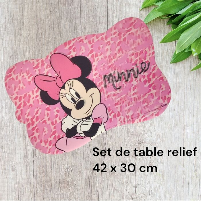 Set de table relief Minnie mouse Disney