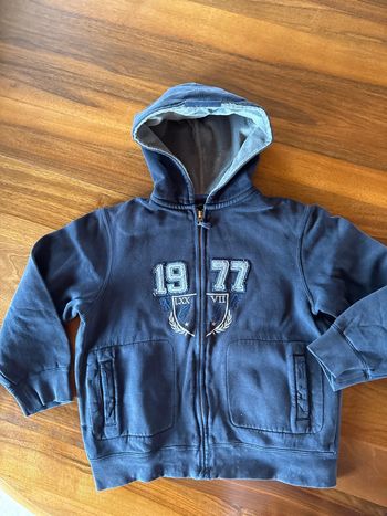 Gilet zip capuche garçon 10 ans cyrillus