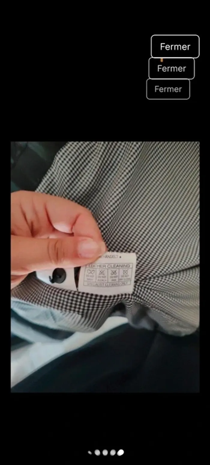 Veste 100%cuir taille 42 excellent état marque rehlinger - photo numéro 8