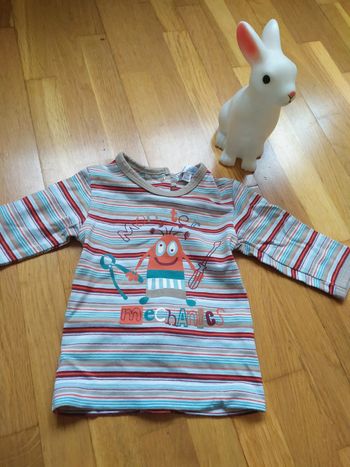 Tee shirt petit monstre 1 mois