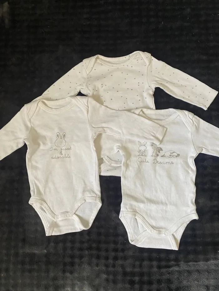Lot de 3 bodies