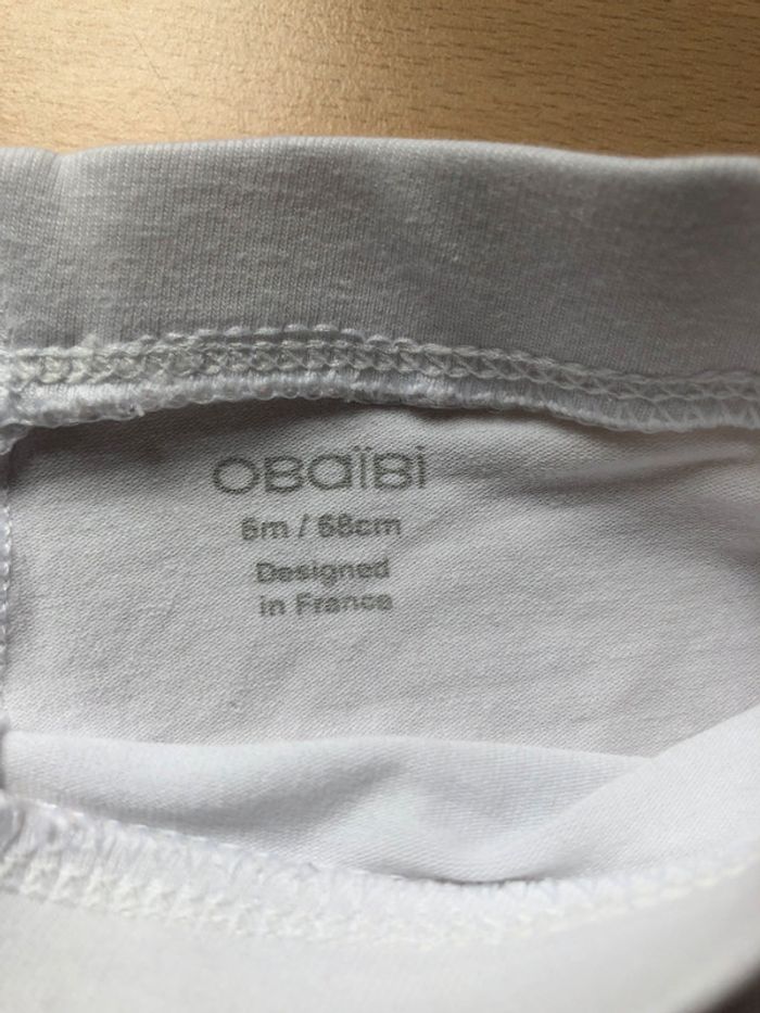 Legging blanc 6 mois okaidi - photo numéro 2