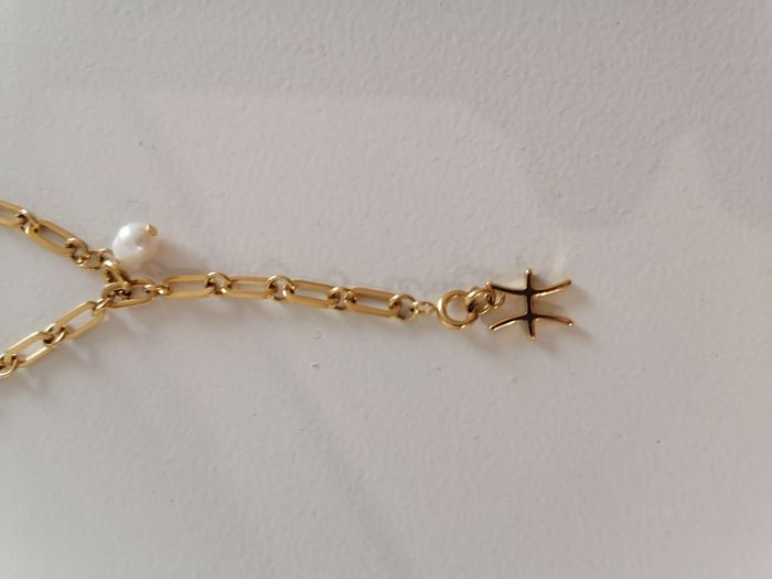 Collier plaqué or 18 carats avec signe poisson - Pure Lei - photo numéro 7