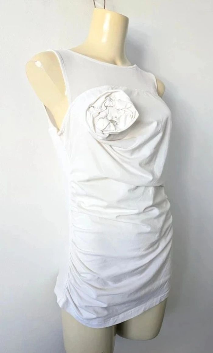 T-shirt blanc chic - Anne Fontaine - taille 42 - photo numéro 2