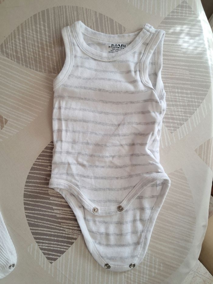 Lot de 2 bodies mixtes 3 mois - photo numéro 3