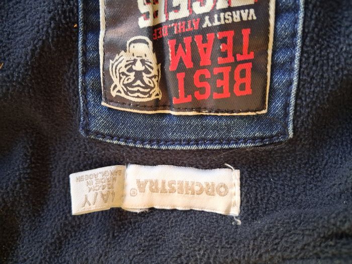 Blouson en jean's doublé orchestra - photo numéro 4