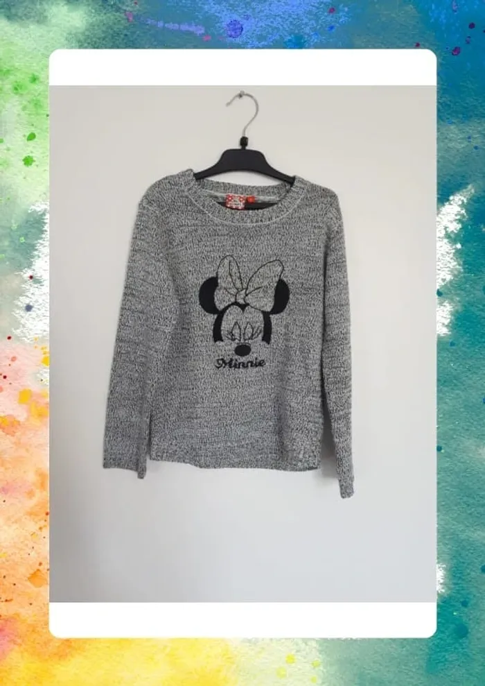 Pull minnie disney a paillettes 6 ans