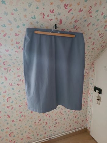 Jupe gris bleue