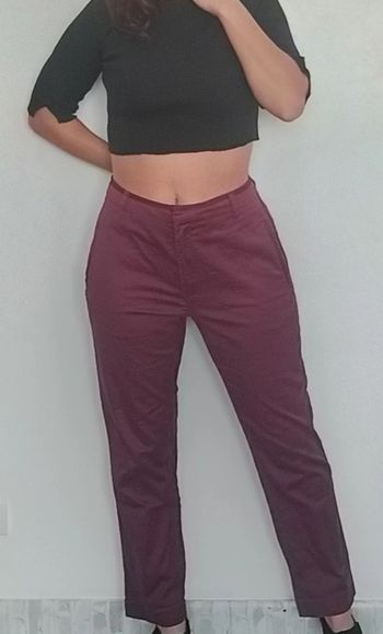 Pantalon chic prune violine Monoprix taille 44