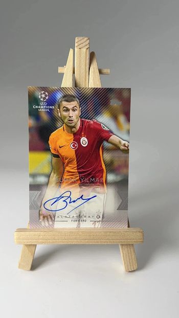 2015-16 Topps Champions League Showcase Burak Yilmaz Auto Galatasaray #CLA-BY