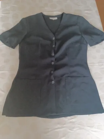 Tee shirt blouse femme manches courtes Gérard Darel taille 42 rétro vintage