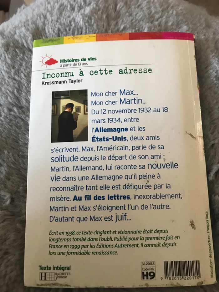 Livre Inconnu à cette adresse - photo numéro 2