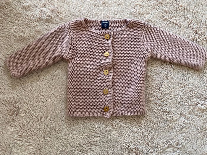 Gilet en laine rose
