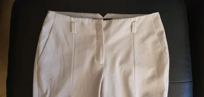 Mango pantalon écru de ville Suit - photo numéro 4