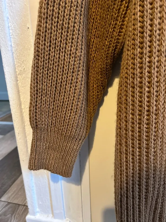 Robe pull marron - photo numéro 3