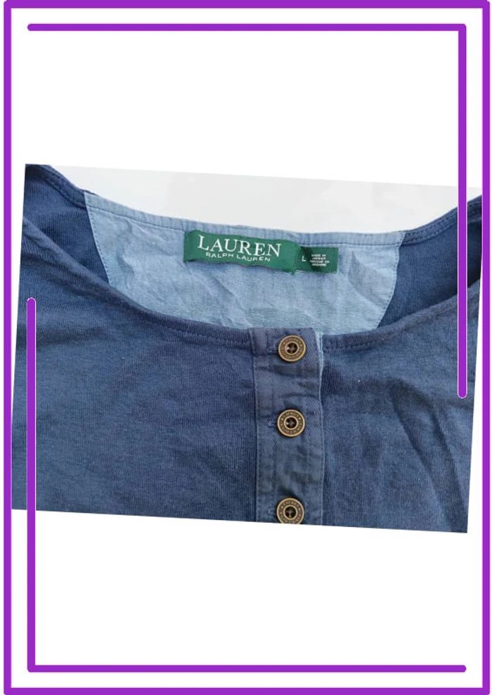 Tee shirt L Lauren Ralph Lauren - photo numéro 3