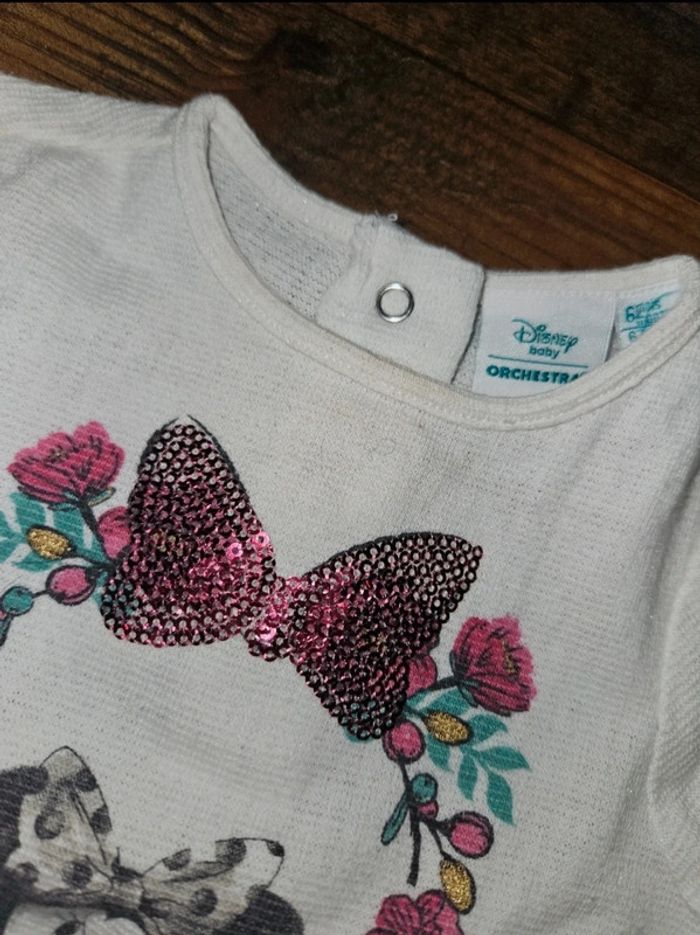 Jolie Pull Minnie 6 mois bébé fille - photo numéro 3