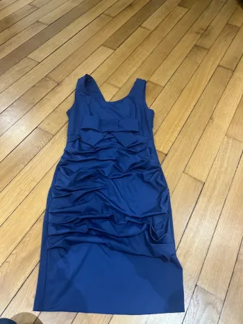 Robe bleue marine