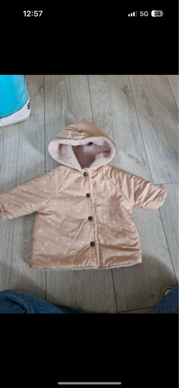 Manteau fille Kiabi neuf