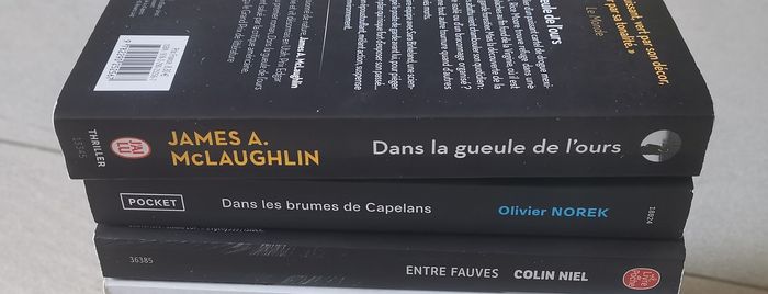 3 romans Primés - Colin Niel Olivier Norek James A McLaughlin - photo numéro 2