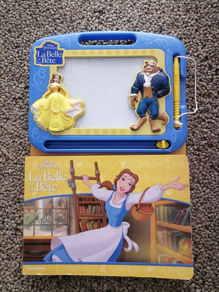 Livre ardoise belle et la bête