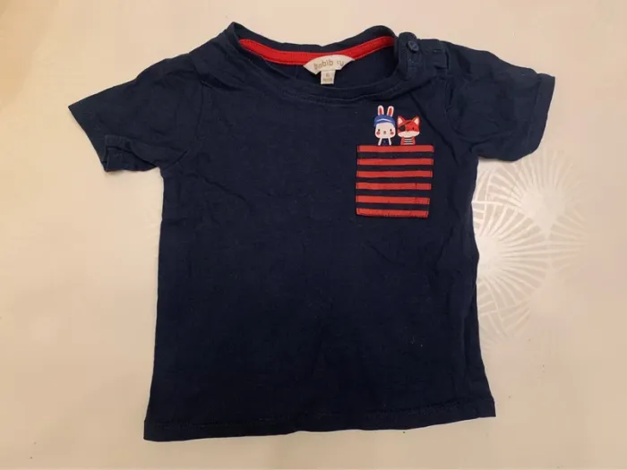 Lot 4 T-shirts été garçon - 6m - photo numéro 10