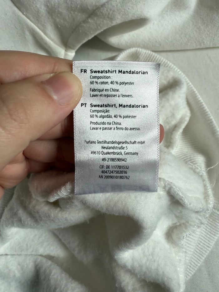 Sweat Mandalorian StarWars taille S - photo numéro 4