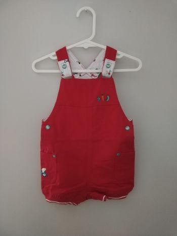 Salopette courte bébé garçon Sergent Major 9 mois