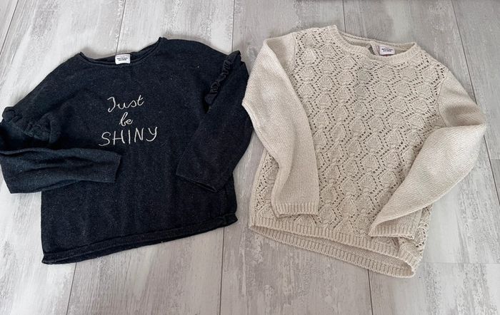 Lot de 2 pulls en laine fille TAO 8 ans