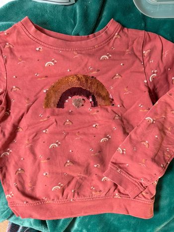 Pull fin 8 ans arc en ciel