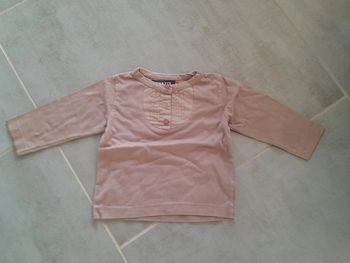 T shirt gris manche longue 12 mois