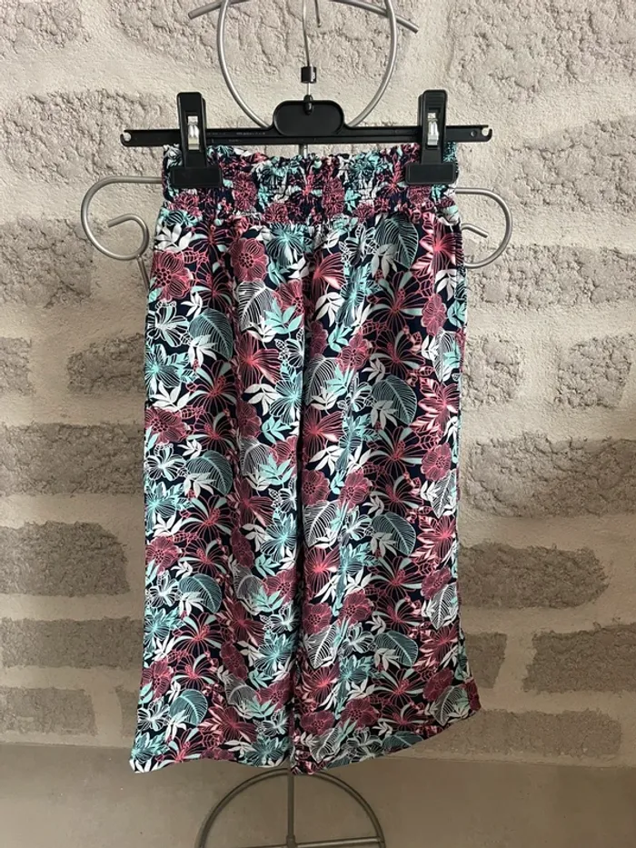 Pantalon large fluide fille printemps été la halle 5 ans