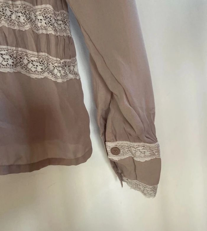 Chemise dentelle vintage Tentation taille 38 - photo numéro 4