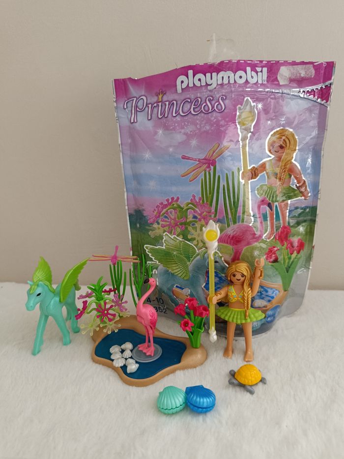 Playmobil 5352 fée du soleil avec bébé pegasus summer  wind