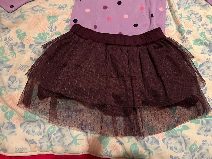 Ensemble jupe culotte et tee shirt à manches longues 2 ans - photo numéro 4
