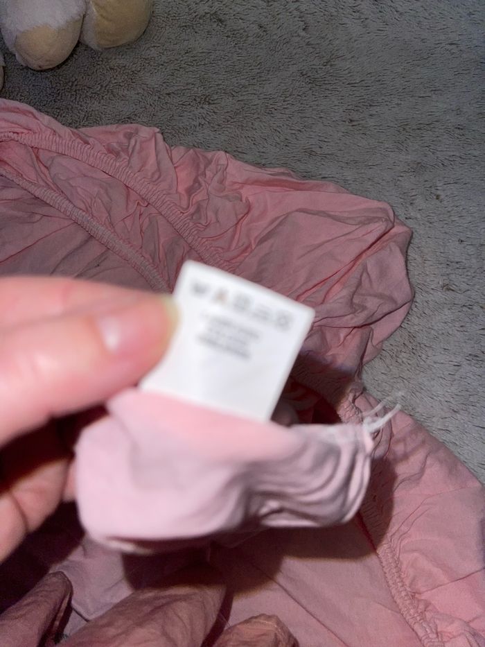 Drap housse rose - Action - photo numéro 2