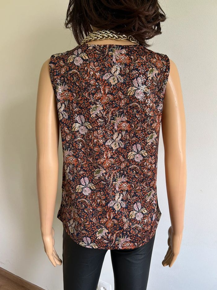 Blouse imprimée sans manches Morgan taille S jamais portée - photo numéro 7