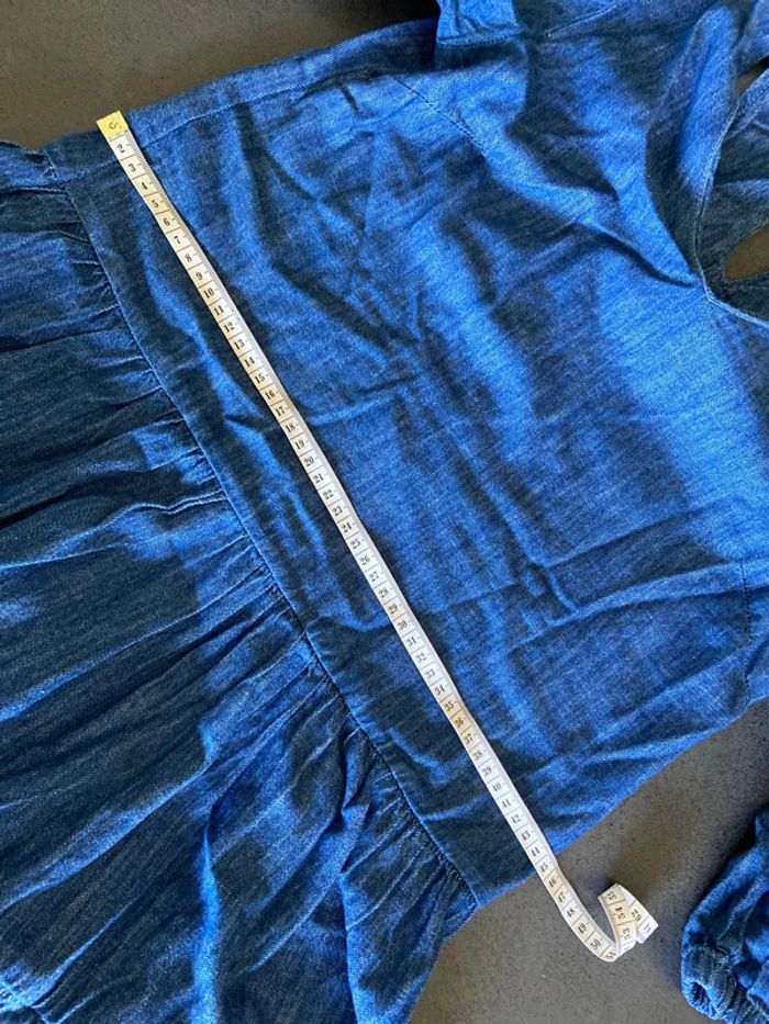 Robe courte en jeans taille 38 - photo numéro 4